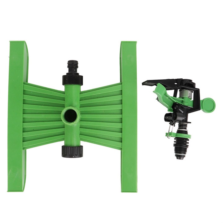 Пластмасов ротационен разпръсквач Jormftte, 360°, екологичен, за напояване на градини, тревни площи, дървета, храсти