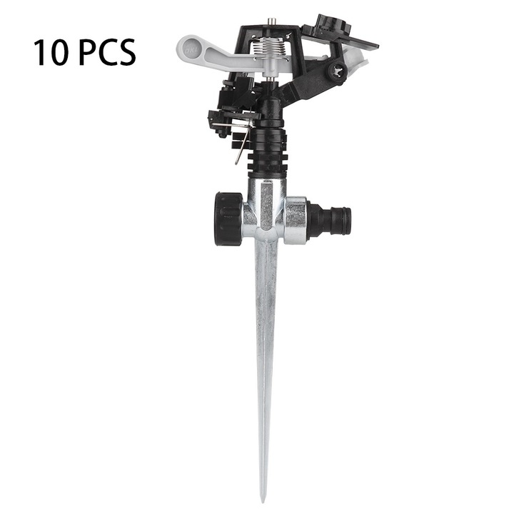 Jormftte szórófejek, 10 db-os készlet, állítható kivitel, tartós anyag, kerti, farm, gyep öntözéséhez