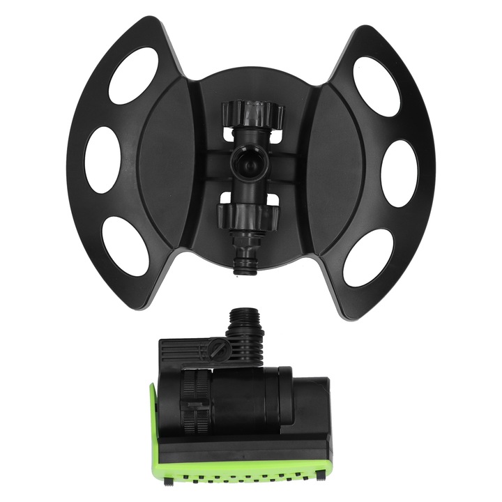 Jormftte automata szórófej, kerti öntözőrendszer, állítható szórási szög, műanyag és alumínium anyag, tartós