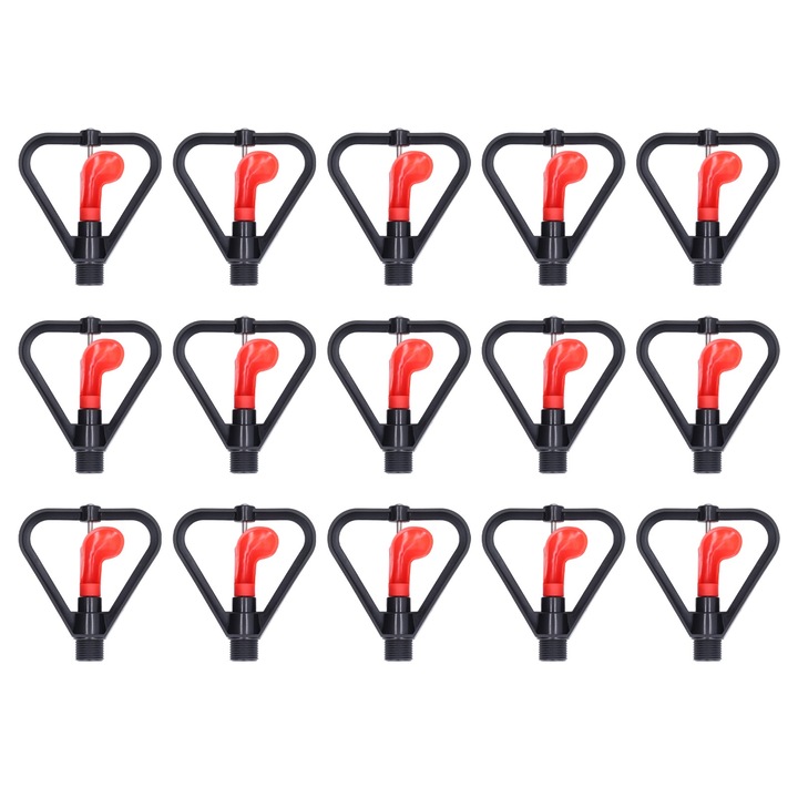 Jormftte 15 darabos automata szórófej készlet, öntözőrendszer, strapabíró műanyag, nagy hatékonyság