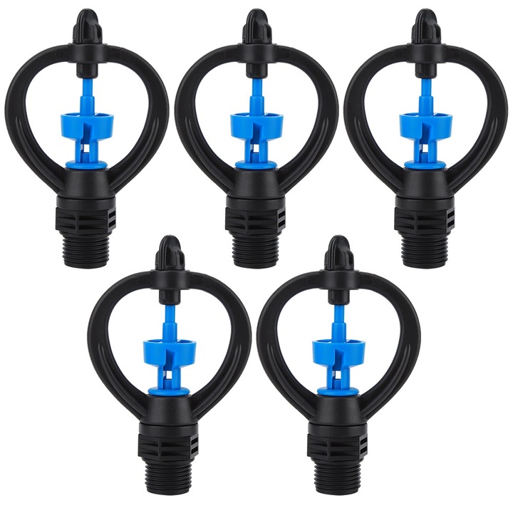 5 db univerzális Jormftte aspersor, műanyag, G1/2, széles szórás, kopásálló