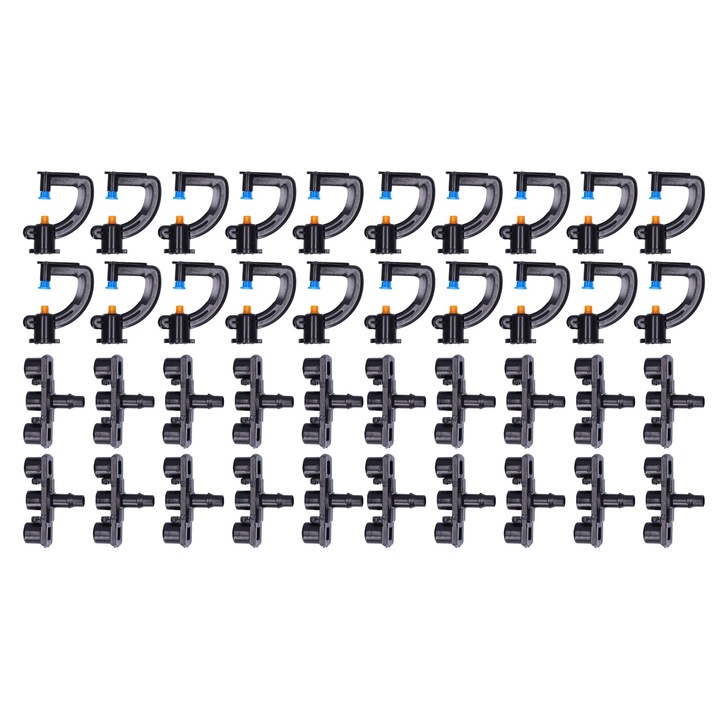 20 készlet G-típusú öntöző szórófej törőköd fúvókák kerti üvegházhoz