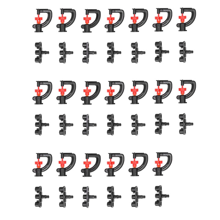 Jormftte öntöző szórófej készlet, 20 db, ABS műanyag, strapabíró