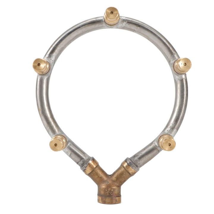 Permetező, Jormftte, 5 fúvókával, állítható, rozsdamentes acél, kerti öntözéshez