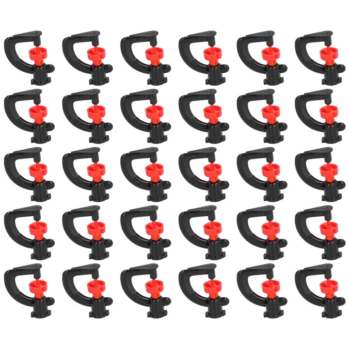 G típusú forgó permetező fúvóka, 30 darab, porlasztó fúvóka függesztett öntözőhöz kerti üvegházhoz