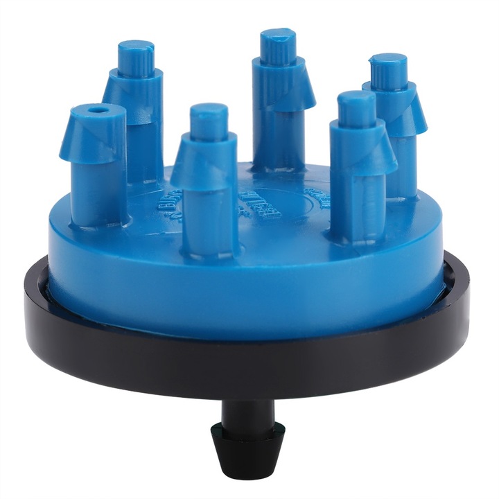 Jormftte öntöző csepegtetőfej, 6 kivezetéssel, UV anyagból, 1/4"