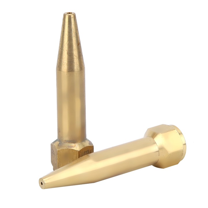 Hosszú távú öntöző szórófej, AMRINUGL, 2 db-os készlet, sárgaréz, 1 mm és 2 mm, 6.8x1.7 cm