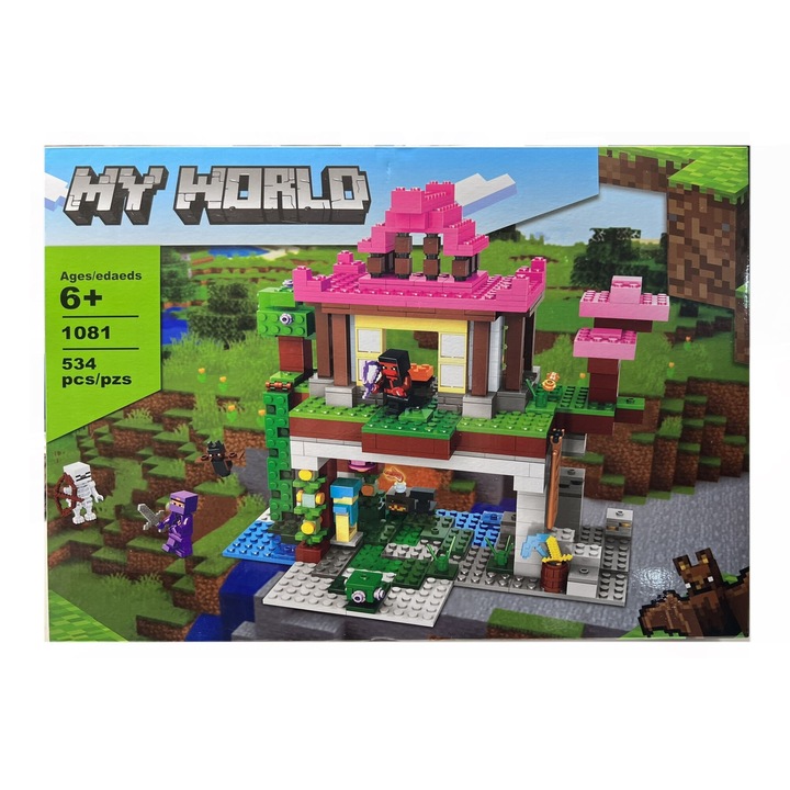 Minecraft My World építőkészlet, Edzőpálya, 534 darab