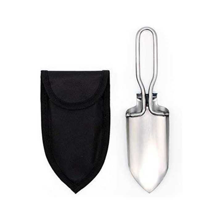Mini kézi lapát, összecsukható rozsdamentes acél lapát, kerti szerszámok, virágföldhöz, növényekhez, ásó szerszámok, kültéri kempingező szerszámok