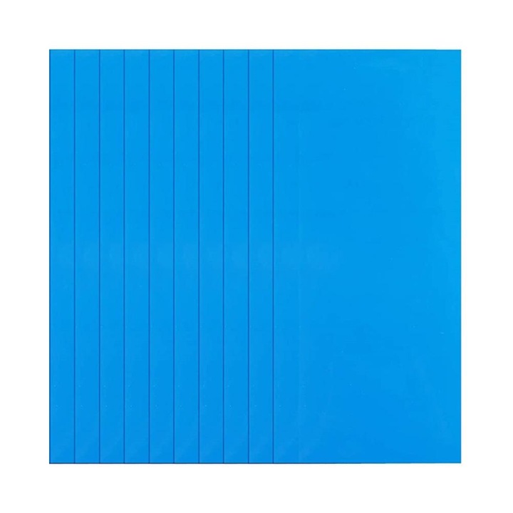 Комплект от 10 PVC лепенки за ремонт на лодки/надуваеми матраци за басейни, BGHYHYHI, сини, 25x10cm