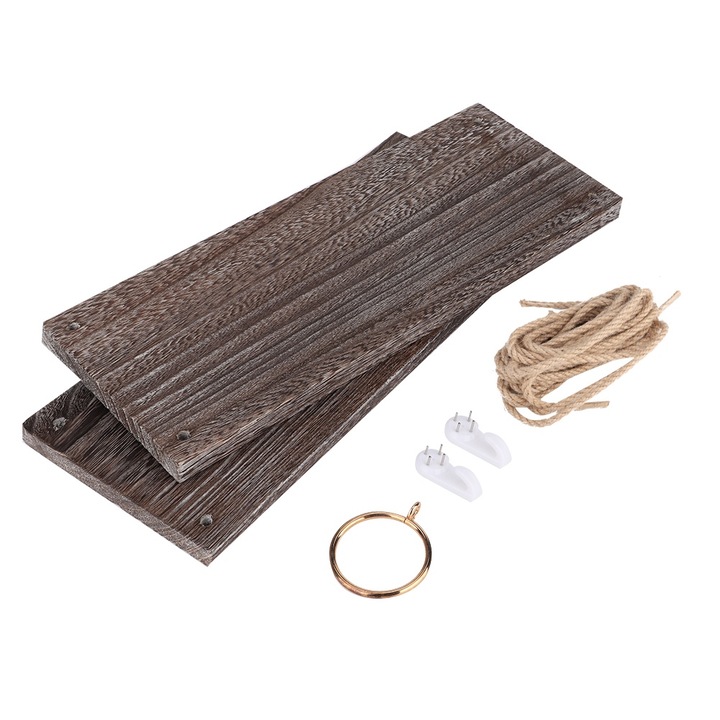 Favirágállvány, Jormftte, vintage design, 2 szintes, natúr, 30x60cm