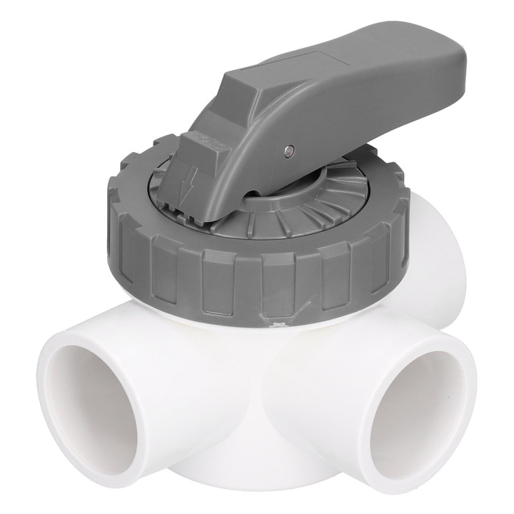 Jormftte 3-utas szelep medencéhez, korrózióálló, könnyen telepíthető, különböző méretek