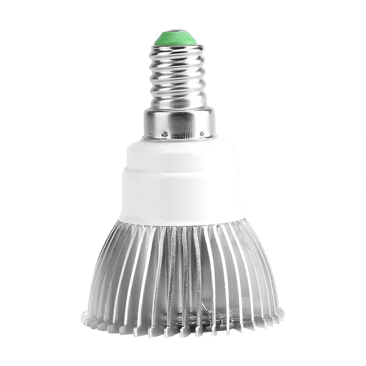 Lampa de crestere LED Jormftte, 18W, 18 LED-uri, E14, multicolor, 85-265V