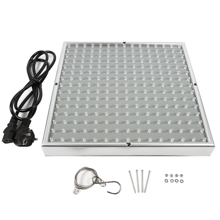 Lampa de crestere pentru plante Jormftte 32W 225 LED, Albastru, 85-265V, pentru hidroponie