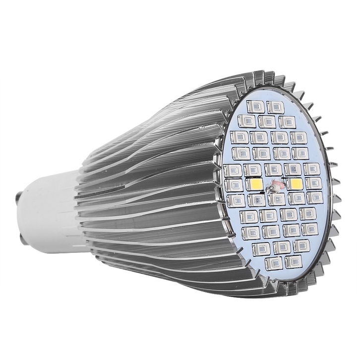 85-265V 30W 40 LED-uri Grow Light Bec de crestere cu spectru complet pentru plante hidroponice (GU10)