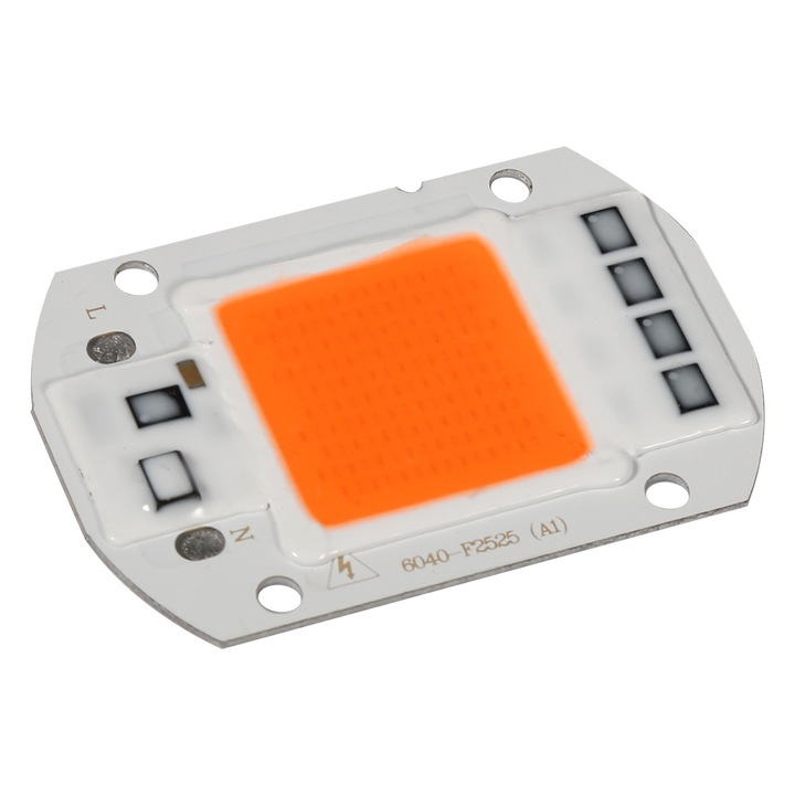 Lampa de crestere LED COB 50W Jormftte, spectru complet, alb/incalzit, eficienta energetica, 120° unghi, 50000 ore utilizare