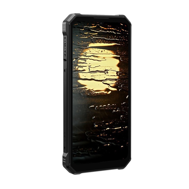 FOSSIBOT F105 tartós telefon, 6,74 hüvelykes HD+, 12 GB RAM, 64 GB/1 TB, 20 MP, Dual SIM, IP68/IP69K, fekete