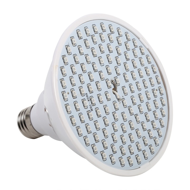 E27 15W 126 LED-es növénytermesztő lámpa SMD 3528 Teljes spektrumú izzó virágzó zöldségekhez