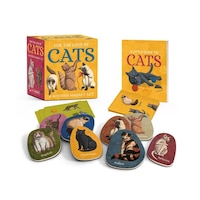 For The Love Of Cats: A Wooden Magnet Set - Eliza Berkowitz