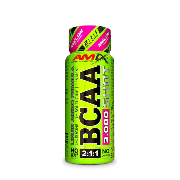 Supliment Alimentar Amix Bcaa Shot / 60Ml Pepenele Galben 1 X 60 Ml
