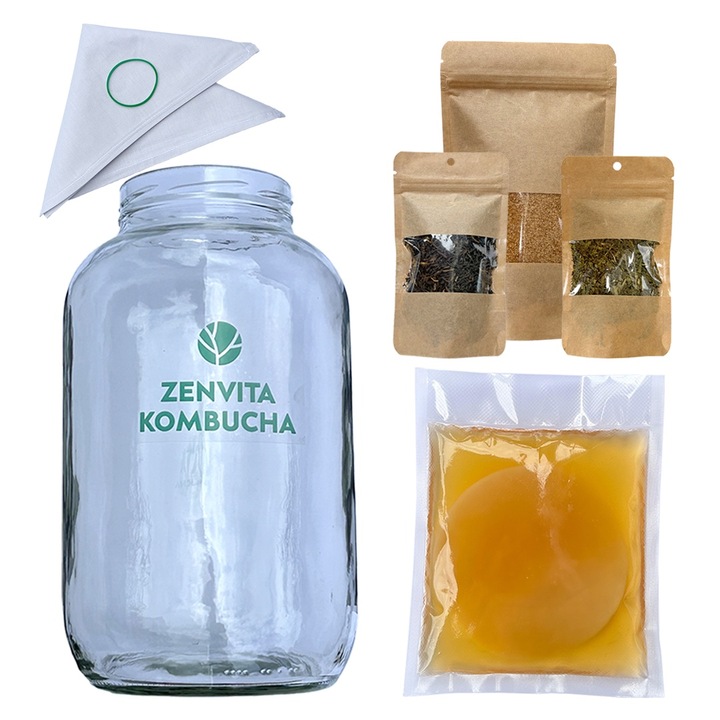 Set pentru pregatire kombucha acasa