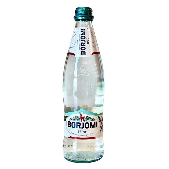 Apa Minerala Borjomi 0,5L Glass x 12 buc