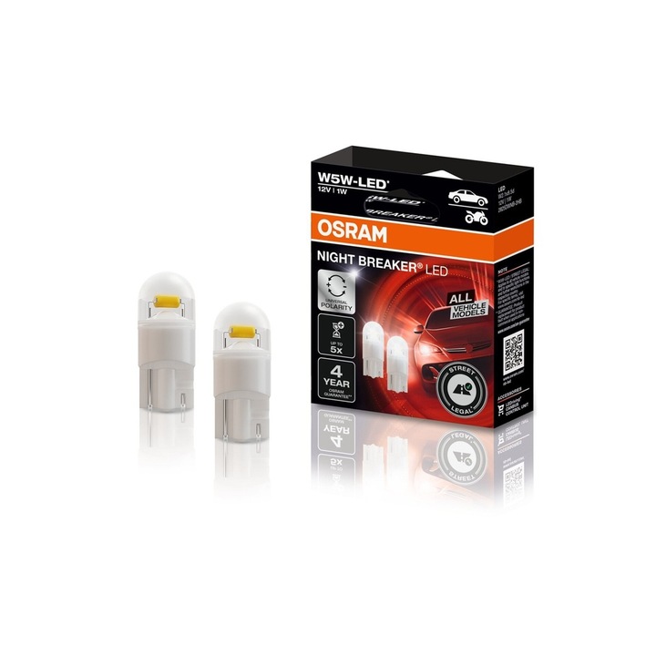 Комплект от 2 крушки Osram 2825DWNB-2HFB W5W