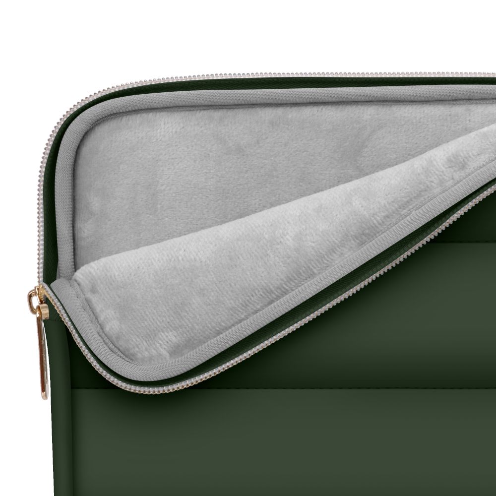 Set husa laptop 15/16 inch si husa pentru accesorii TECH-PROTECT Puffy Green