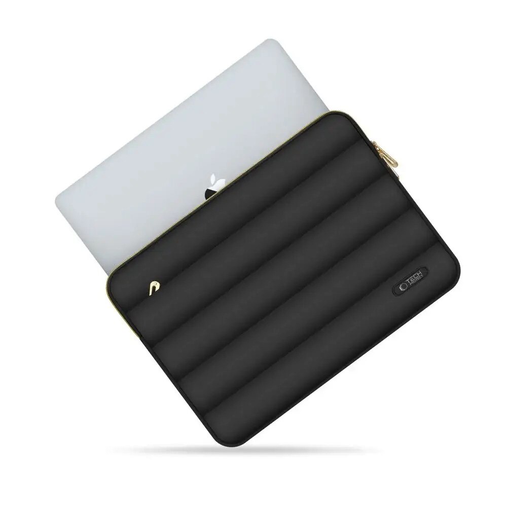 Set husa laptop 13/14 inch si husa pentru accesorii TECH-PROTECT Puffy Black