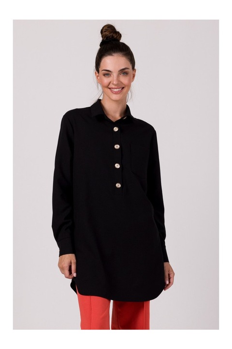 Tunica de dama, BeWear, Lindry, neagra, Negru, 2XL