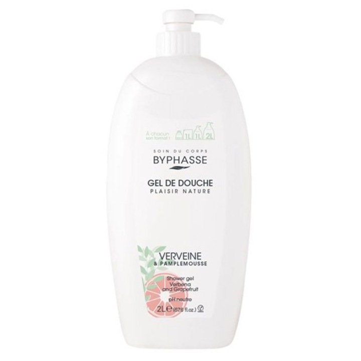 Tusfürdő, Byphasse, Plaisir Nature, napi higiéniához, verbinával és grapefruittal, 2L