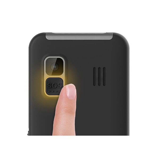 Telefon seniori butoane mari ecran 2.3" camera foto radio FM difuzor lanterna functie SOS bluetooth Halo3