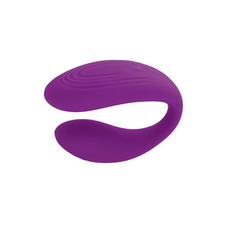 Вибратор XOCOON, Bound Love Couples, Ергономичен, С дистанционно, Лилав