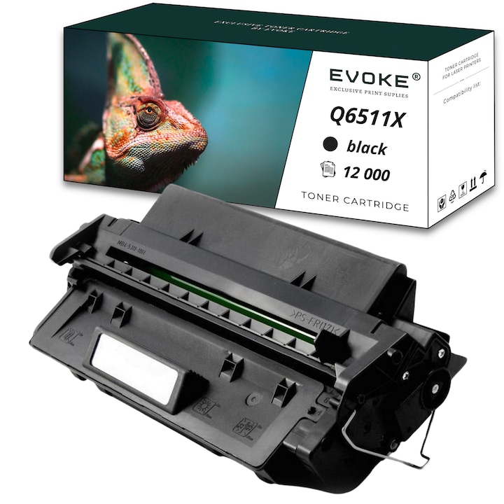 Toner cartus imprimanta pentru Canon CRG-728 negru, 2100 pagini, CRG728, compatibil cu iSENSYS LBP6200d LBP6230dw MF4410 MF4450