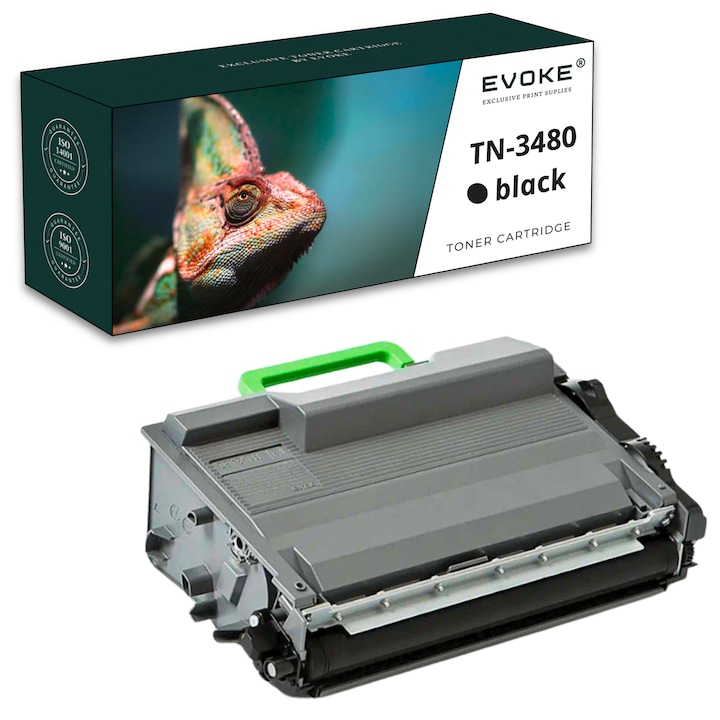 Toner cartus imprimanta pentru Brother TN3480 negru, 8000 pagini, TN-3480, compatibil cu HL-5100DN DCP-L5500DN DCP-L6600DW L5700DN