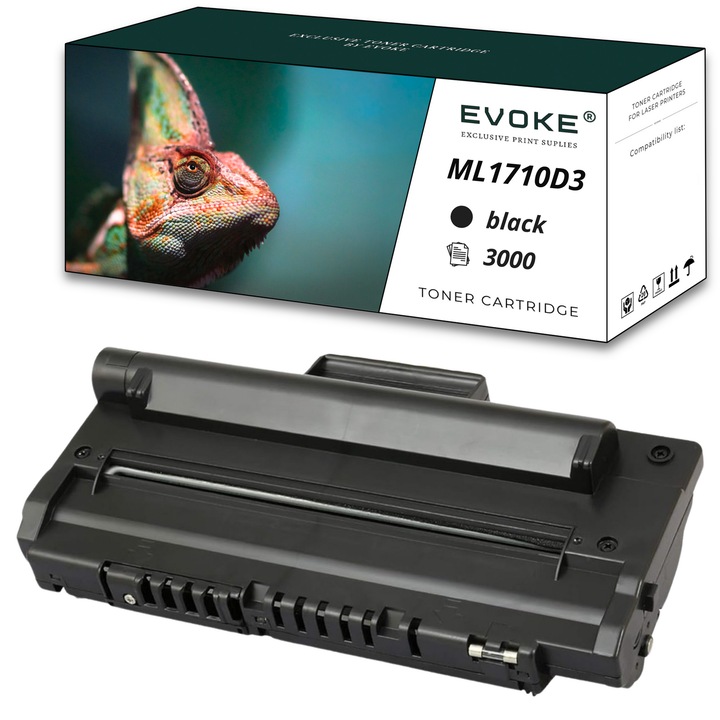 SAMSUNG ML1710D3 fekete nyomtatópatron toner, 3000 oldal, SCX-4100 SCX-1710, kompatibilis: ML-1710 ML-1510 ML-1520 SF-750 SCX4100