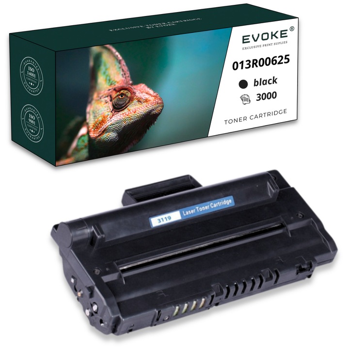 Toner cartus imprimanta pentru Xerox 013R00625 negru, 3000 pagini, 3119, compatibil cu XEROX WorkCentre 3119