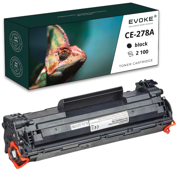 Toner cartus imprimanta pentru HP CE-278A negru, 2100 pagini, CE278A 78A, compatibil cu P1606dn M1536dnf M1536mfp