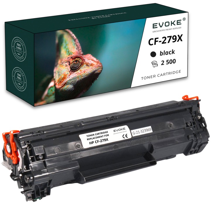 Toner cartus imprimanta pentru HP CF-279X negru, 2500 pagini, CF279A 79A XL, compatibil cu M12 M12a M12w MFP M26 M26a M26nw
