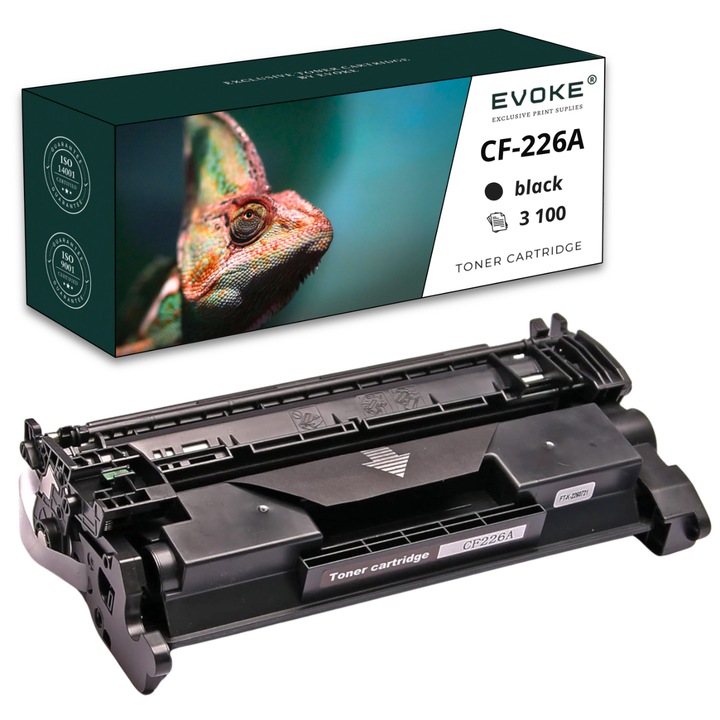 Toner cartus imprimanta pentru HP CF-226A negru, 3100 pagini, CF226A 26A, compatibil cu M402dne M402dw M426fdn