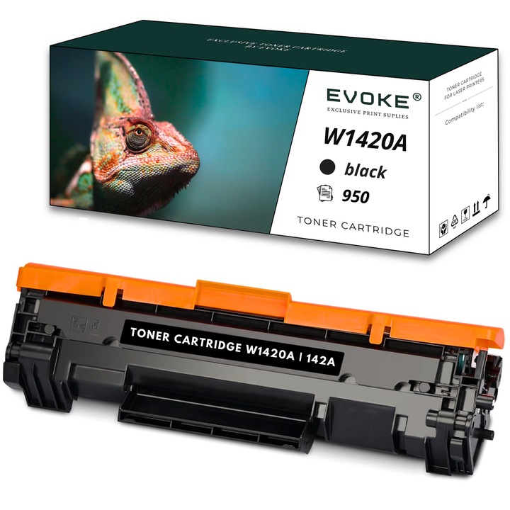 HP W1420A fekete nyomtatópatron toner, 950 oldal, 142A, kompatibilis az M110w M110we MFP M140w M140we készülékkel