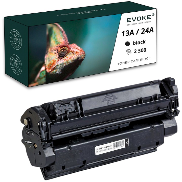 HP Q2613A / Q2624A kompatibilis fekete nyomtatópatron toner, 2500 oldal, 13A 24A, Laserjet 1000 1000 W 1005 1200 3300 3310