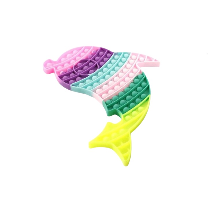 Jucarie senzoriala antistres POP IT Mini Junior B2201-50, Multicolor