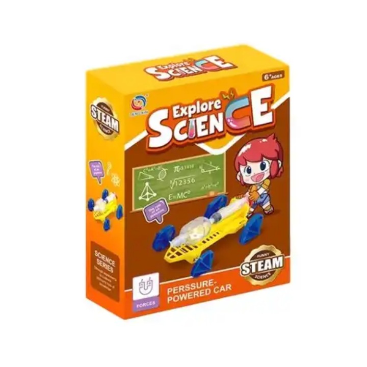 Masina alimentata cu presiunea aerului STEAM, Kit DIY-do It Yourself