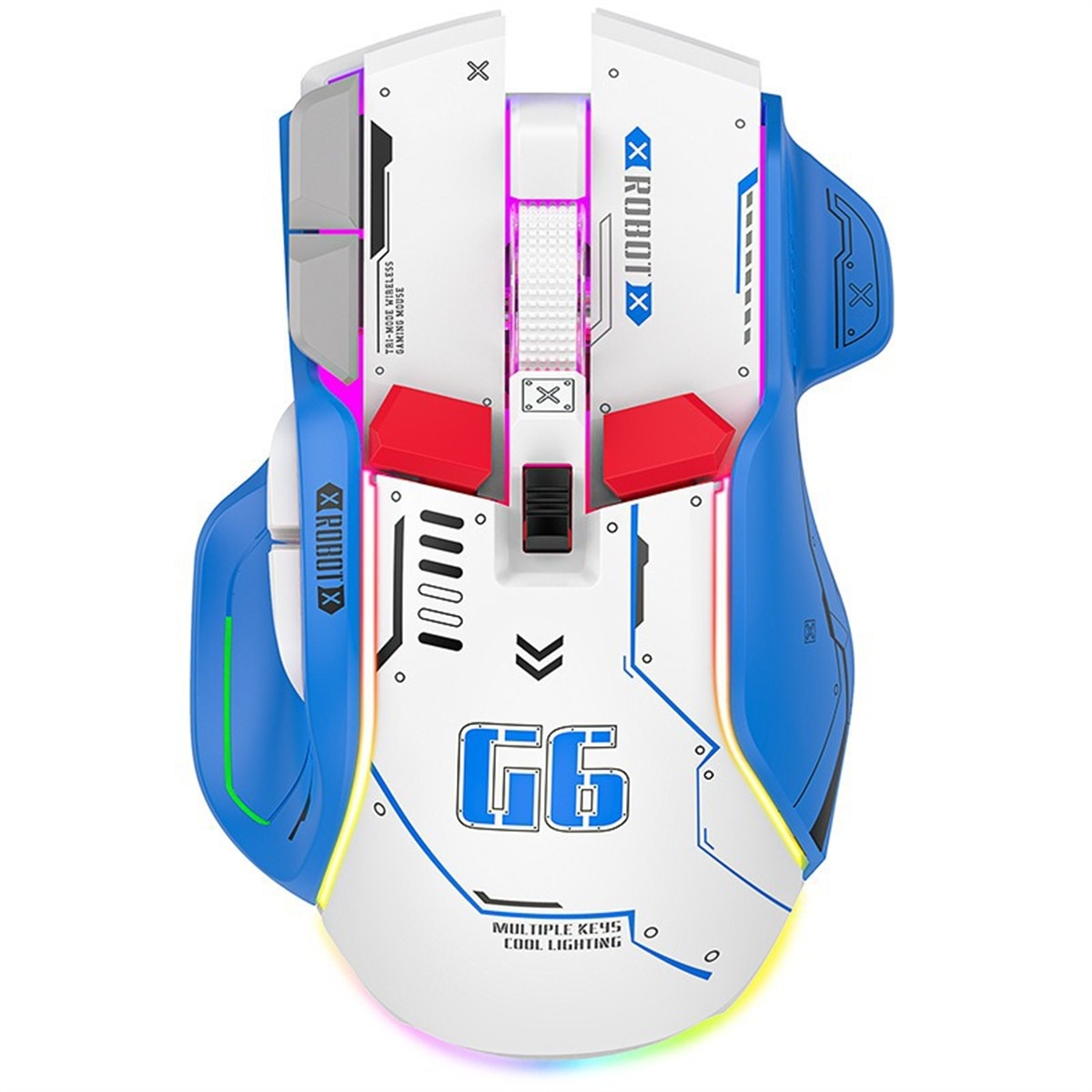 Mouse wireless 3-in-1 Enforose, conectivitate 2.4G+Bluetooth+cablu ...
