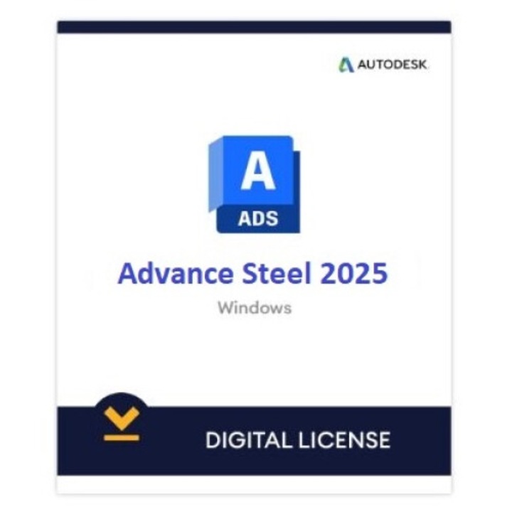 Autodesk Advance Steel 2025 licenc, 1 év 1 felhasználó
