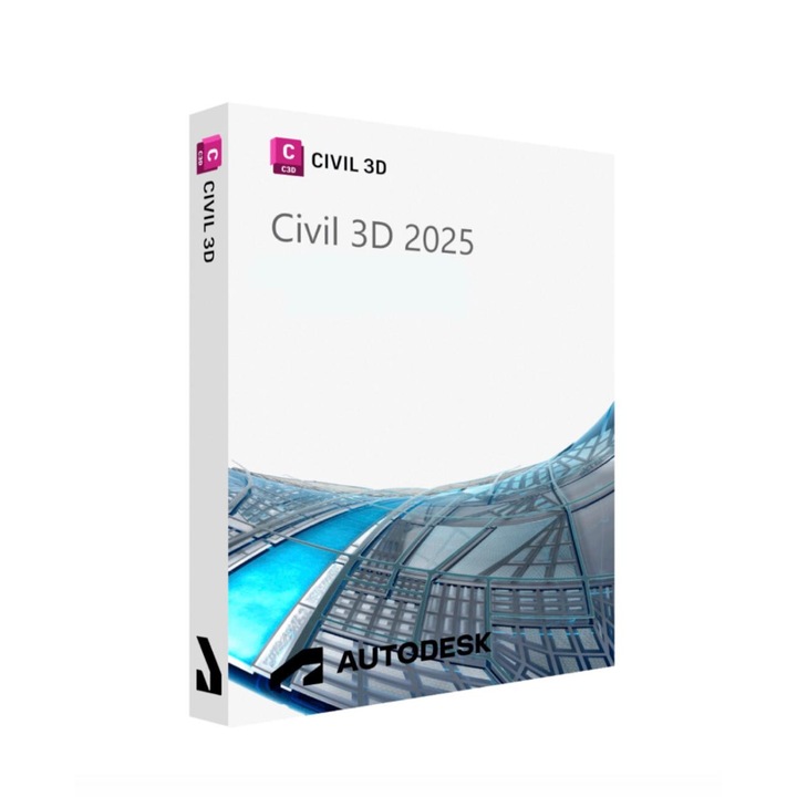 Autodesk Civil 3D 2025 licenc – 3 év, 1 felhasználó