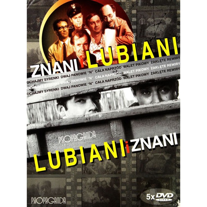 Znani i Lubiani: Walet Pikowy, czyli kobieta zmienną jest / Dwaj Panowie N / Cała naprzód / Kochajmy syrenki / Zaklęte rewiry (Digitally Restored) [BOX] [5DVD]
