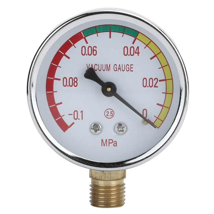 Manometru presiune G1/4, Mmgoqqt, -0.1-0Mpa, otel inoxidabil