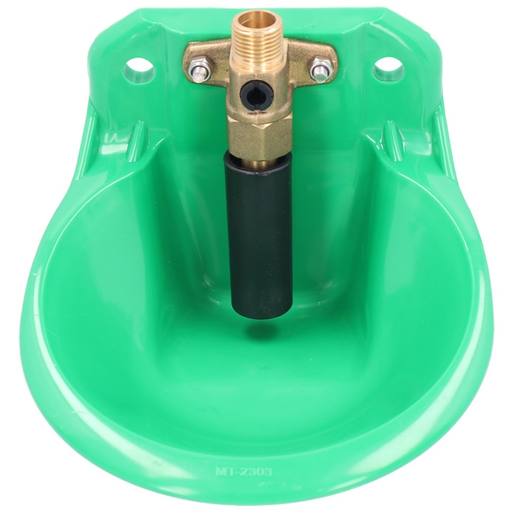 Jormftte állatitató, rézszeleppel, 22x18x14cm, sertéseknek, szarvasmarháknak, juhoknak